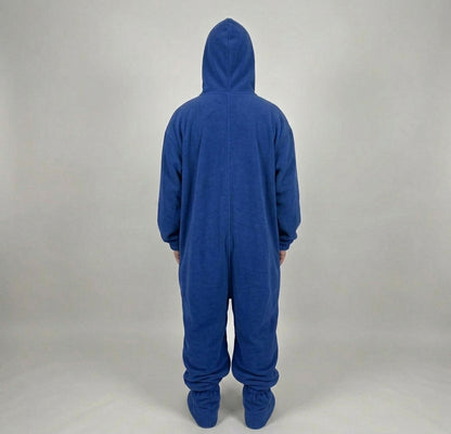 Ghost Face Zip-Up Fleece Onesie